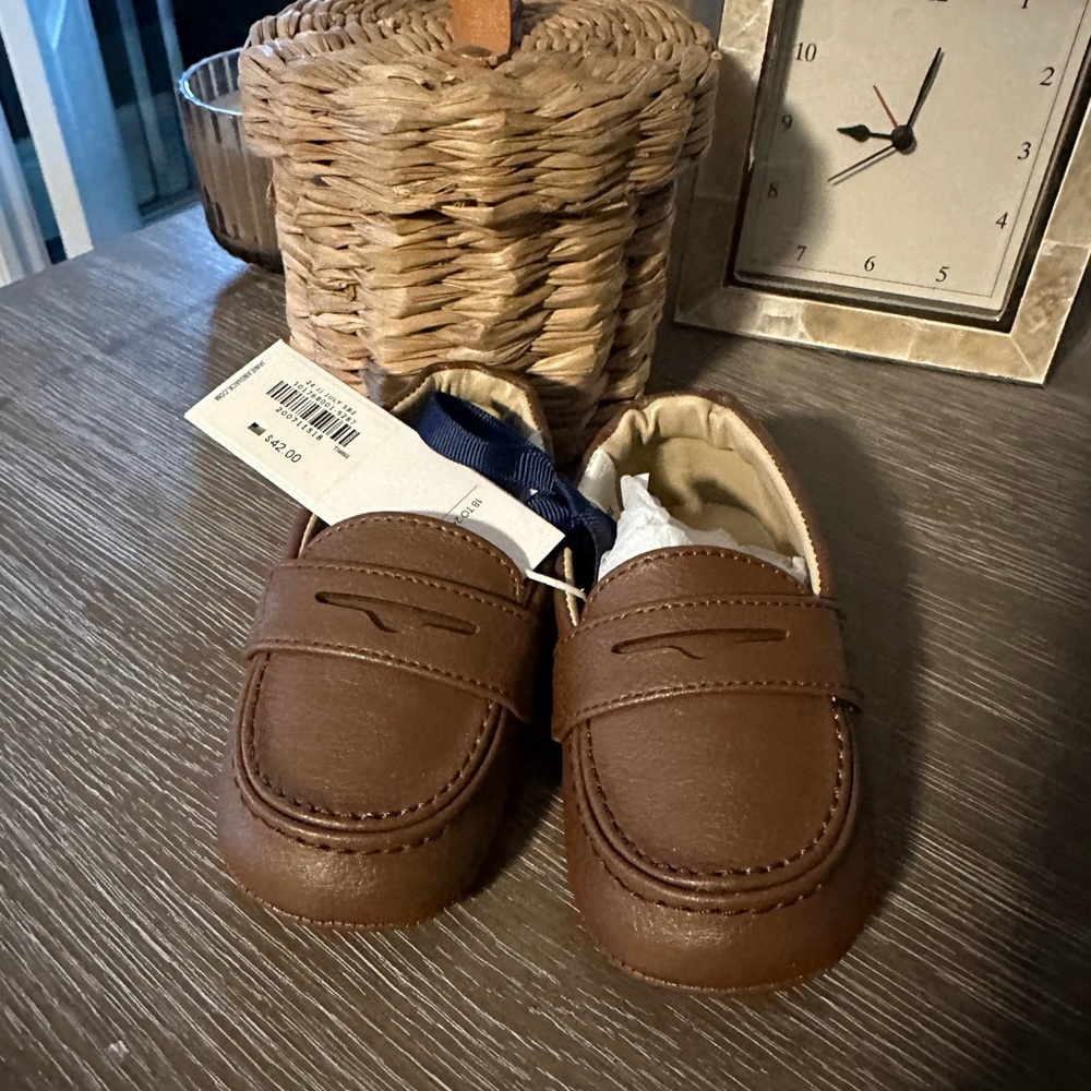 Never worn Janie and Jack loafers